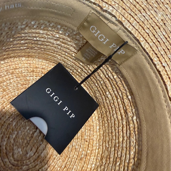 Gigi Pip Capri Short Brim Boater Straw Hat main image 5